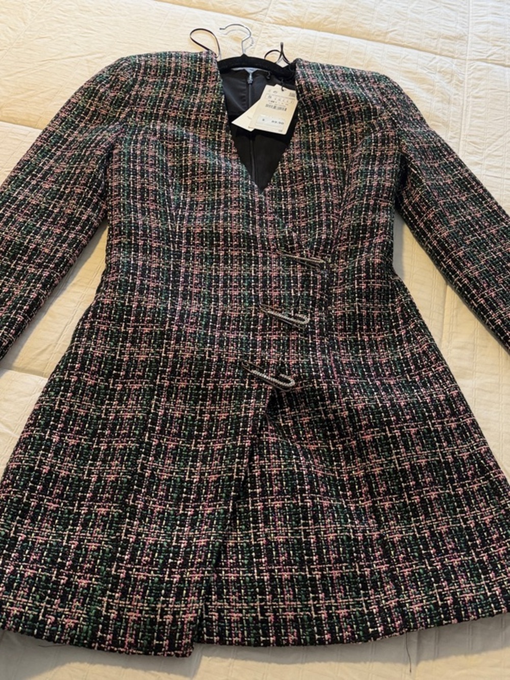 Zara Tweed Blazer dress